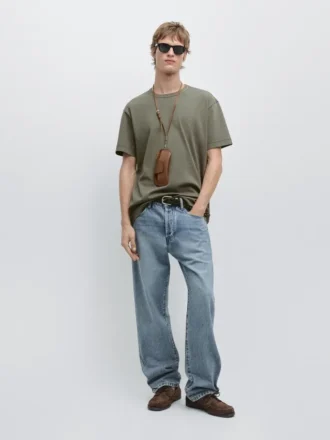 T-shirt med korta ärmar i 100 % bomull