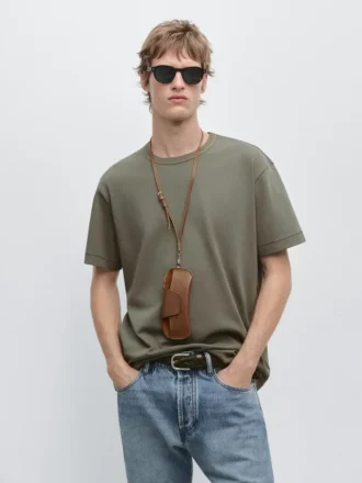 T-shirt med korta ärmar i 100 % bomull