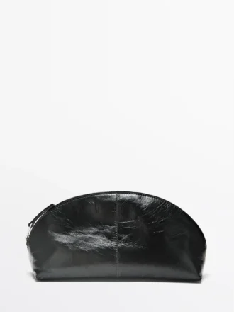 Toalettväska i nappaläder