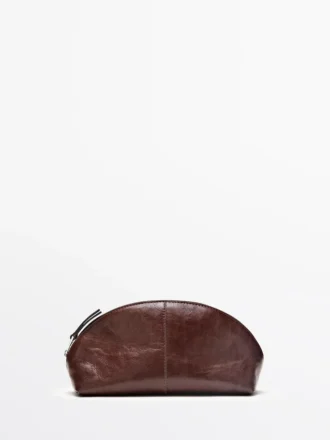 Toalettväska i nappaläder