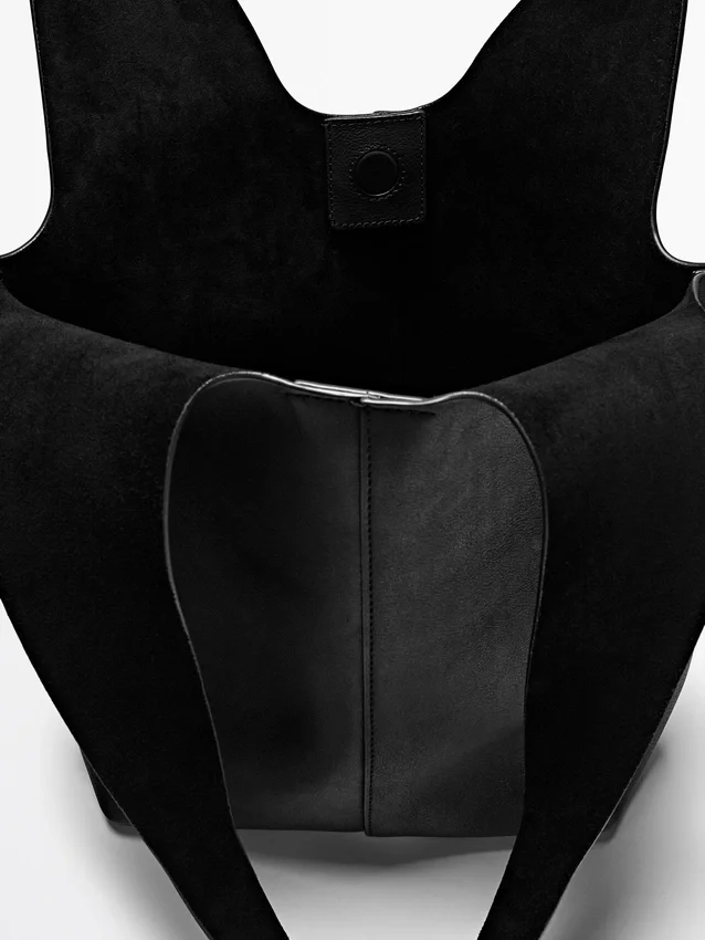 Tote-väska i nappaläder Tote-väska i nappaläder