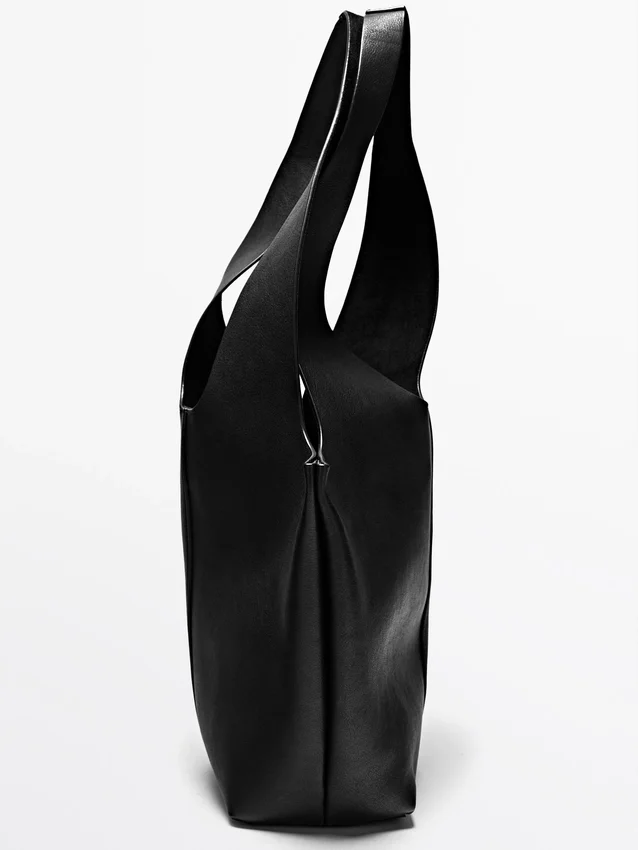 Tote-väska i nappaläder Tote-väska i nappaläder