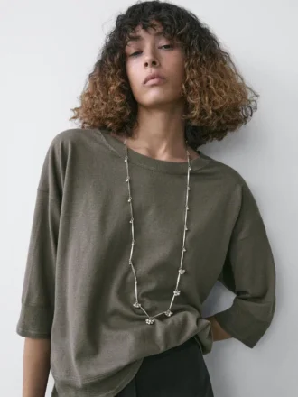 Tröja i bomullsblandning