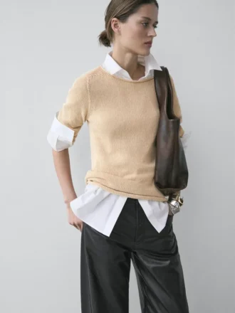 Tröja i bomullsblandning