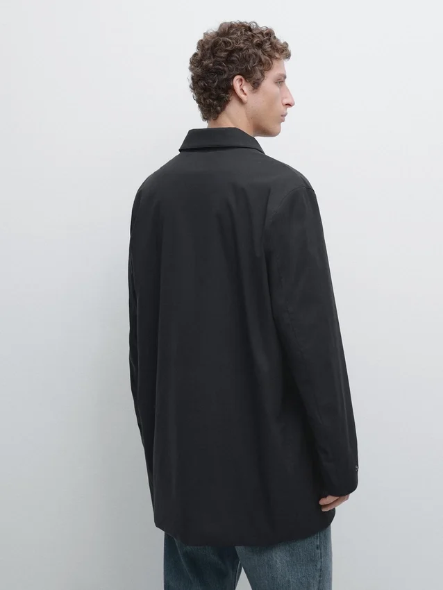 Vattenavvisande tyg Trenchcoat Vattenavvisande tyg Trenchcoat