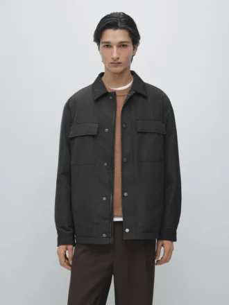 vattenavvisande ver skjorta med fickor 2 330x440 - Vattenavvisande &ouml;ver skjorta med fickor