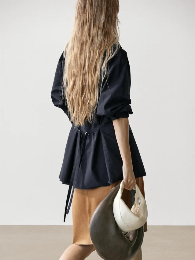 Över skjorta i bomullsblandning med ficka Över skjorta i bomullsblandning med ficka