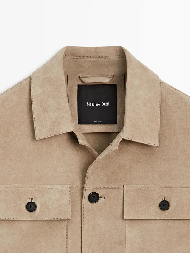 Över skjorta i mocka Över skjorta i mocka