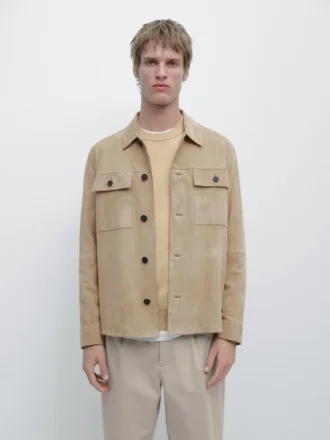 Över skjorta i mocka Över skjorta i mocka