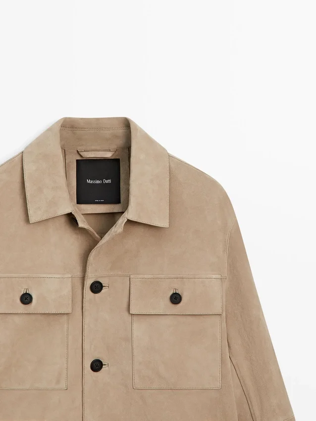 Över skjorta i mocka Över skjorta i mocka