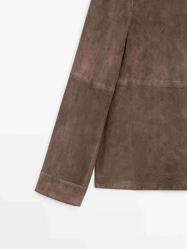 Över skjorta i mocka Över skjorta i mocka