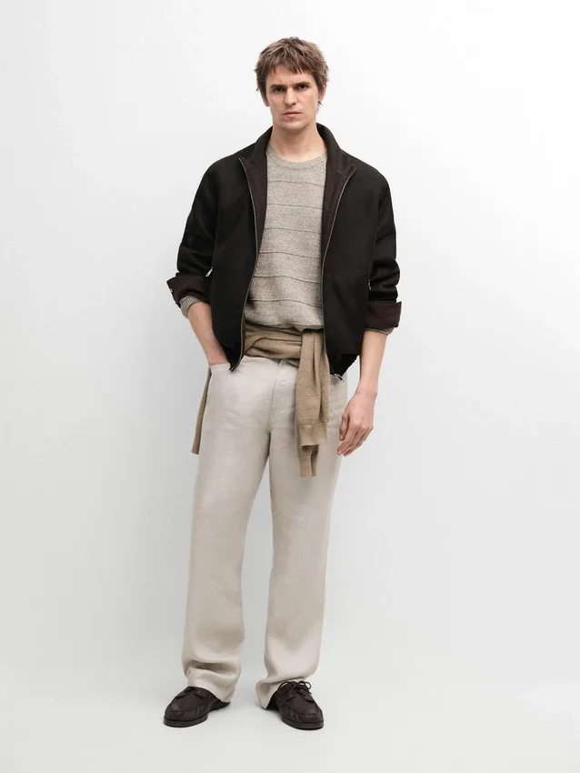 Vändbar linnejacka Vändbar linnejacka