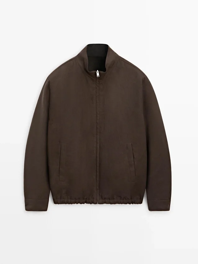 Vändbar linnejacka Vändbar linnejacka