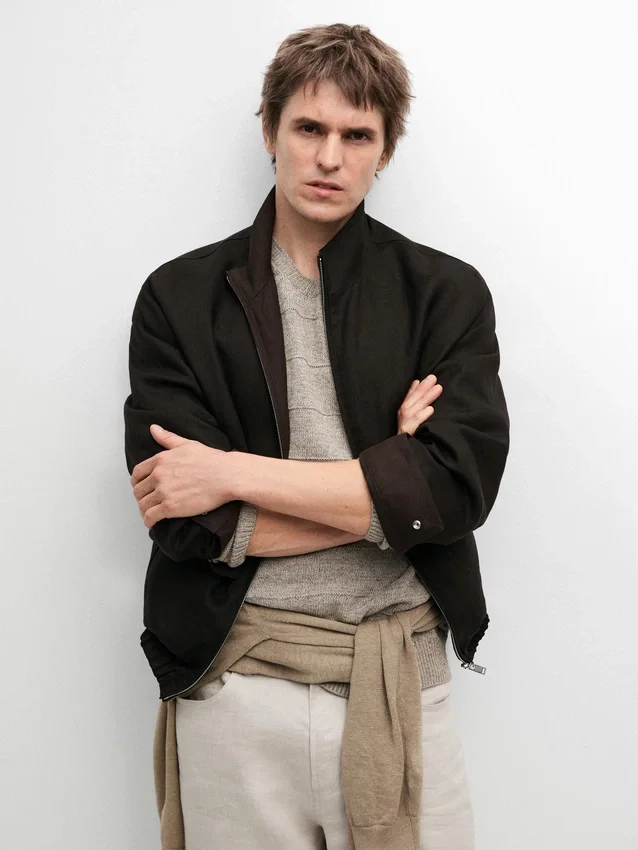 Vändbar linnejacka Vändbar linnejacka