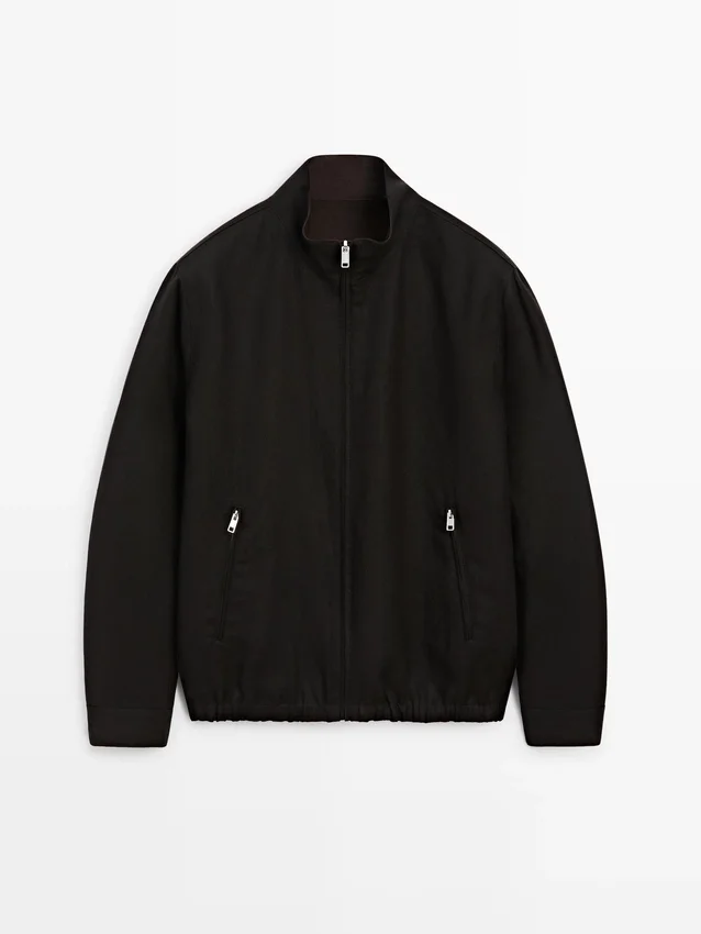 Vändbar linnejacka Vändbar linnejacka